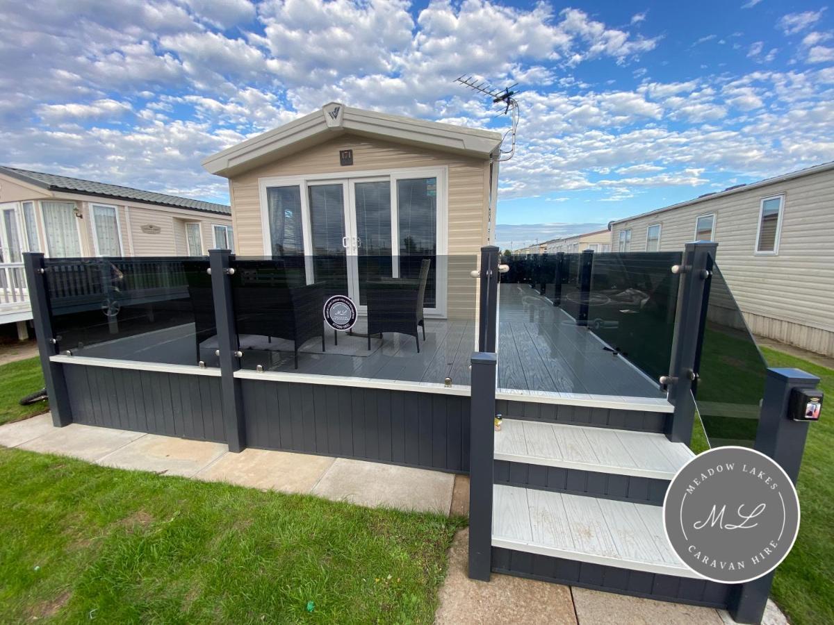 Meadow View 171 - Golden Palm - Central Heating, Wifi, Pet Friendly, Bed Linen - Meadow Lakes Caravan & Lodge Hire Chapel Saint Leonards Eksteriør billede